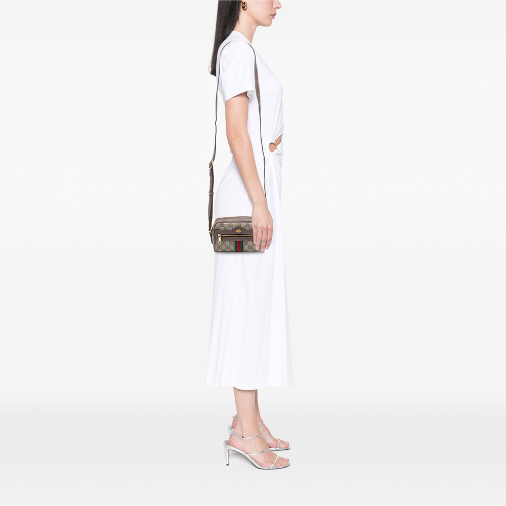 Pre-Loved Gucci Mini GG Supreme Web Ophidia Crossbody - Picture 7 of 7